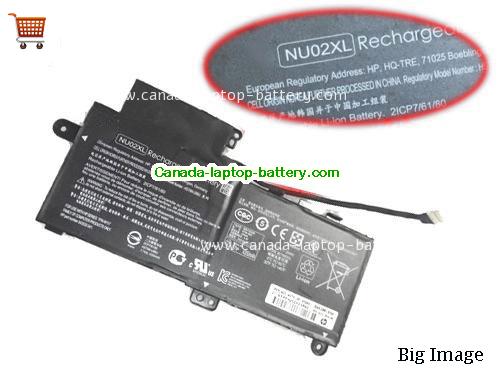 Genuine HP M1-U001DX Battery 4350mAh, 35Wh , 7.7V, Black , Li-ion