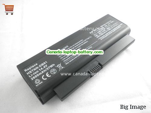 HP ProBook 4210s Replacement Laptop Battery 2600mAh 14.4V Black Li-ion