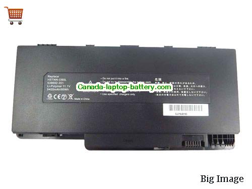 HP 643821-541 Replacement Laptop Battery 5200mAh 11.1V Black Li-lion
