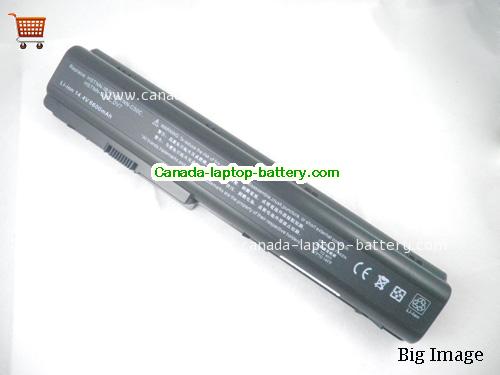 HP NH494AA Replacement Laptop Battery 6600mAh 14.4V Black Li-ion