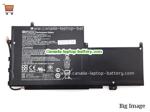 HP 831532421 Replacement Laptop Battery 5430mAh, 65Wh  11.55V Black Li-ion