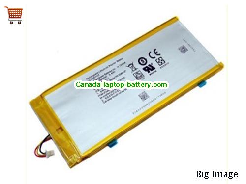 HP Slate 7 Plus 1301 Android Tablet Replacement Laptop Battery 2550mAh, 9.4Wh  3.7V Sliver Li-Polymer