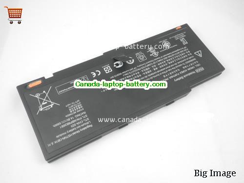 HP Envy 14-2160se Beats Edition Replacement Laptop Battery 3800mAh, 59Wh  14.8V Black Li-ion