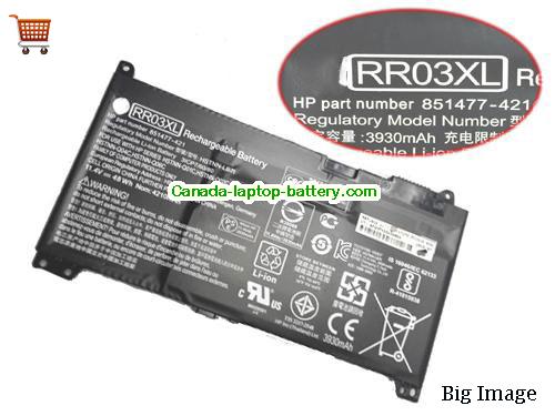 Genuine HP RR03XL Battery 48Wh, 11.4V, Black , Li-ion