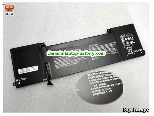 Genuine HP OMEN 15-5108TX Battery 3720mAh, 58Wh , 15.2V, Black , Li-ion