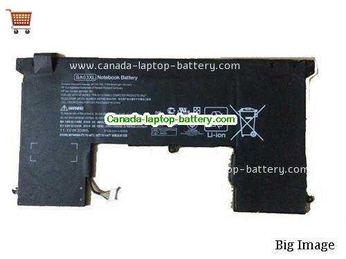 Genuine HP 693090171 Battery 2800mAh, 33Wh , 11.1V, Black , Li-ion