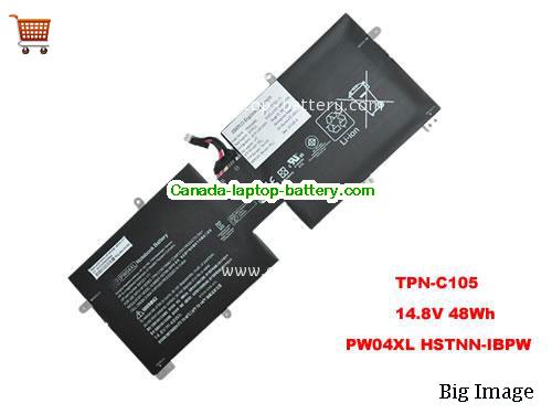 Genuine HP 697231-171 Battery 48Wh, 14.8V, Black , Li-Polymer