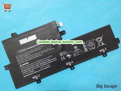 Genuine HP TR03XL Battery 33Wh, 11.1V, Black , Li-ion