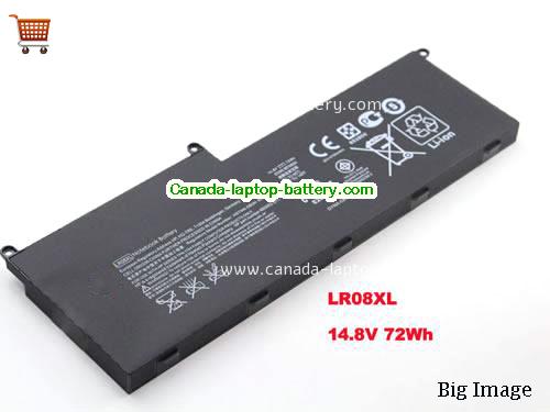 Genuine HP HSTNN-UB3H Battery 72Wh, 14.8V, Black , Li-ion