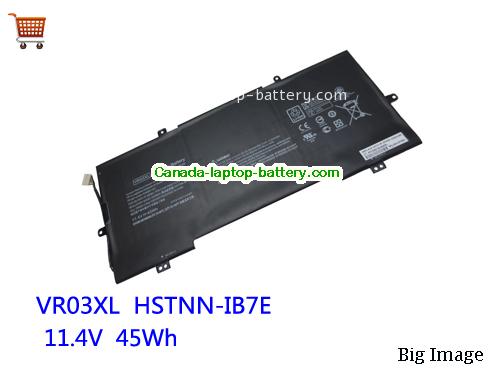 Genuine HP B06XK8RBL2 Battery 3950mAh, 45Wh , 11.4V, Black , Li-ion