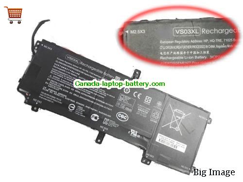 Genuine HP Envy 15-AS100NQ Battery 52Wh, 11.55V, Black , Li-ion