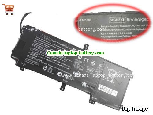 Genuine HP Envy 15-AS000NIA Battery 52Wh, 11.55V, Black , Li-ion