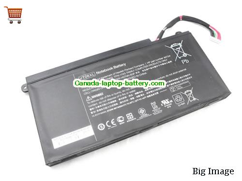 Genuine HP Envy 17-3277nr Battery 8200mAh, 86Wh , 10.8V, Black , Li-ion