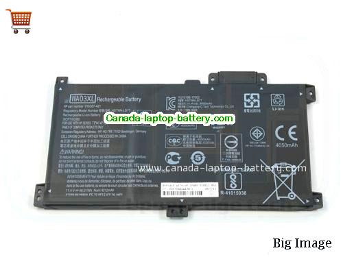 Genuine HP TPN-W126 Battery 4212mAh, 48.01Wh , 11.4V, Black , Li-Polymer