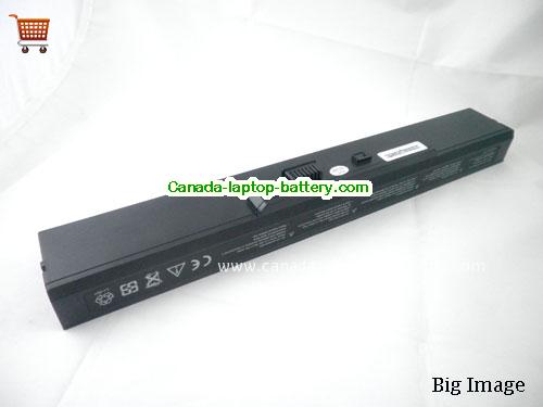 Canada Replacement Laptop Battery for  UNIWILL S20-4S2200-S1L3, S20-4S2200-G1P3, S20-4S2400-C1L2, S20-4S2200-S1S5,  Black, 4400mAh 14.8V