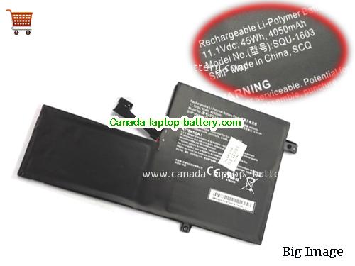 Genuine HASEE SQU-1603 Battery 4050mAh, 45Wh , 11.1V,  , Li-ion