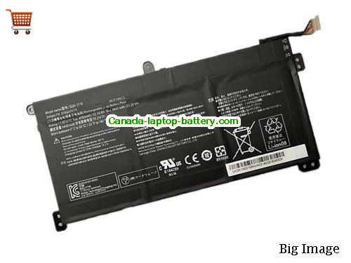 Genuine HASEE 916QA107H Battery 4550mAh, 52.55Wh , 11.55V, Black , Li-Polymer