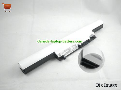 Canada Genuine White HAIER SSBS02 X105 X10P Laptop Battery 3-Cell, 2200mah,white