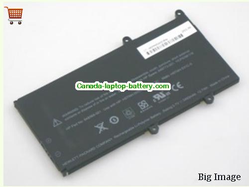 HP 648568-001 Replacement Laptop Battery 3450mAh, 12.7Wh  3.7V Black Li-Polymer