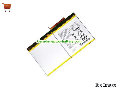 Genuine HUAWEI BAH-W09 Tablet Battery 6500mAh, 24.7Wh , 3.8V, Sliver , Li-Polymer