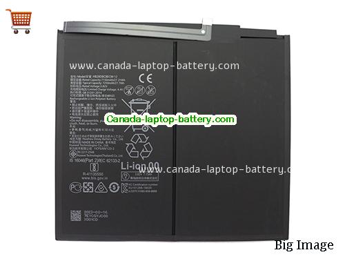 HUAWEI HB28D8C8ECW-12 Replacement Laptop Battery 7250mAh, 27.7Wh  3.82V Black Li-Polymer