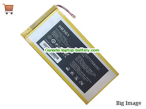 Genuine HUAWEI S7-302 Tablet Battery 4100mAh, 15.2Wh , 3.7V, Black , Li-Polymer