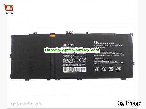 Genuine HUAWEI MEDIAAPAD S102U Battery 6600mAh, 24.4Wh , 3.7V, Black , Li-Polymer