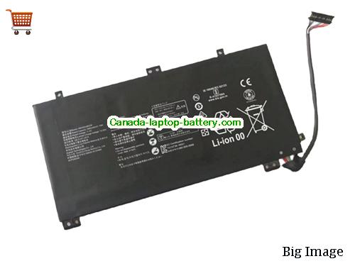 Canada Genuine HB4593J6ECW-31 Battery for Huawei MateBook13 WRTB-WFH9L Series 42wh