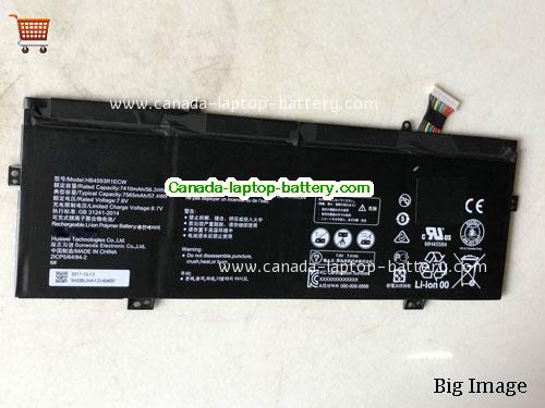 Canada Huawei HB4593R1ECW Battery Li-Polymer 56.3wh