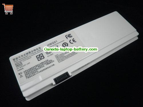 UNIS HWG01 Replacement Laptop Battery 4000mAh 7.4V White Li-ion