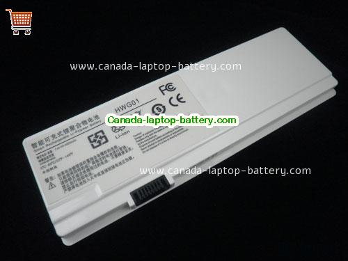 UNIS HWG01 Replacement Laptop Battery 4000mAh 7.4V White Li-ion