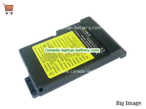 IBM 02K6520 Replacement Laptop Battery 6600mAh 10.8V Black Li-ion