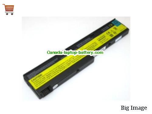 IBM ThinkPad X41 1865 Replacement Laptop Battery 1900mAh, 24Wh  14.8V Black Li-ion