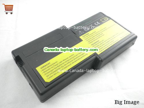 Canada Replacement Laptop Battery for  LENOVO ThinkPad R32, ThinkPad R40,  Black, 4400mAh, 4Ah 14.4V