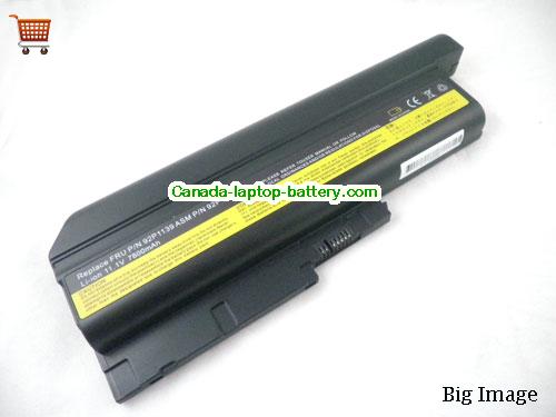 IBM ThinkPad T60 Series Replacement Laptop Battery 7800mAh 10.8V Black Li-ion