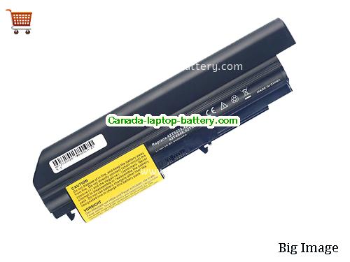 IBM ThinkPad T60p Series Replacement Laptop Battery 5200mAh 10.8V Black Li-ion