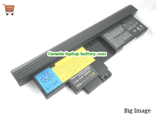 IBM ThinkPad X200 Tablet Replacement Laptop Battery 4300mAh 14.4V Black Li-ion