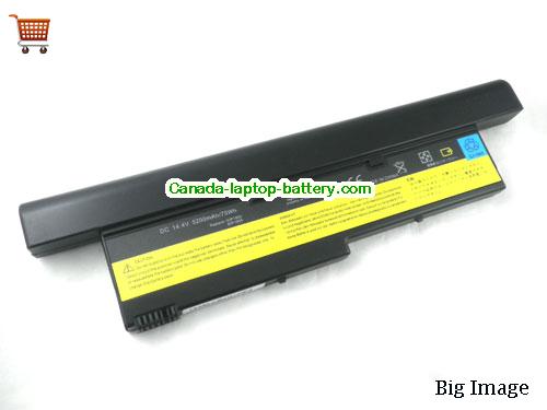 IBM ThinkPad X41 2525 Replacement Laptop Battery 4400mAh 14.4V Black Li-ion