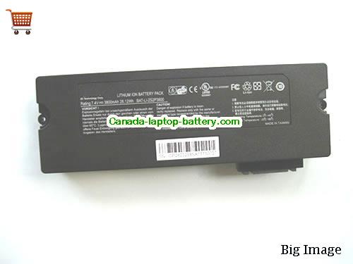 Genuine IEI BAT-LT-2S2P3800 Battery 3800mAh, 28.12Wh , 7.4V, Black , Li-Polymer