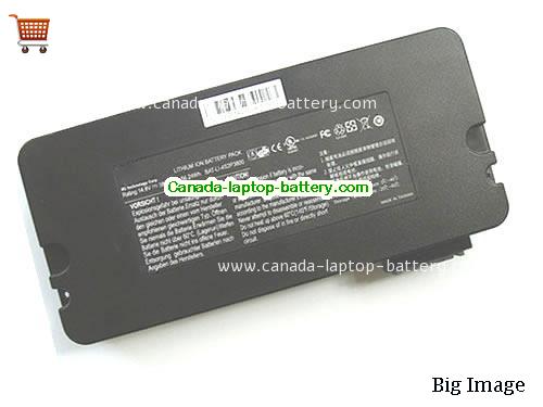 Genuine IEI BAT-LT-4S2P3800 Battery 3800mAh, 56.24Wh , 14.8V, Black , Li-Polymer