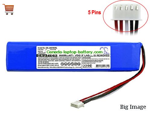 JBL Xtreme 1 Replacement Laptop Battery 5000mAh, 37Wh  7.4V Blue Li-ion