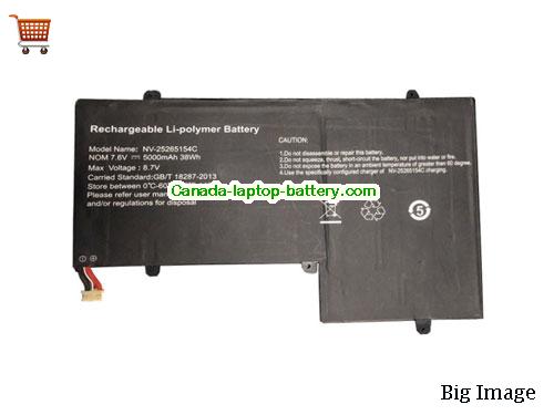 Genuine JUMPER Geobook 3 Battery 5000mAh, 38Wh , 7.6V, Black , Li-Polymer