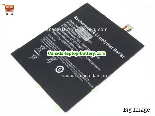 Genuine JUMPER 30132163P Battery 4000mAh, 30.4Wh , 7.6V, Black , Li-Polymer