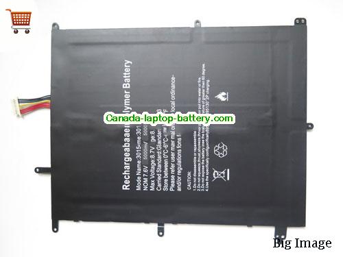 Genuine JUMPER 31152200p Battery 5000mAh, 7.6V, Black , Li-Polymer