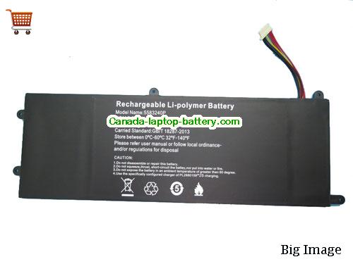 Genuine JUMPER 5583240P Battery 4000mAh, 36.48Wh , 7.6V, Black , Li-Polymer