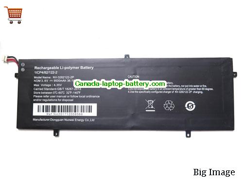 JUMPER WTL-3487265 Replacement Laptop Battery 8000mAh, 30.4Wh  3.8V Black Li-Polymer