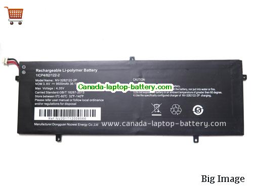 JUMPER T313P Tablet Replacement Laptop Battery 8000mAh, 30.4Wh  3.8V Black Li-Polymer