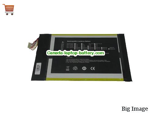 JUMPER 52110118 Replacement Laptop Battery 5000mAh, 38Wh  7.6V Black Li-Polymer