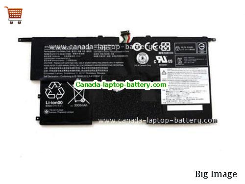 Genuine LENOVO ThinkPad X1 Carbon(20A7-70005AU) Battery 3290mAh, 50Wh , 15.2V, Black , Li-ion