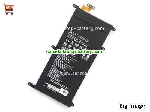 Genuine LG Vk815 Battery 4800mAh, 18.2Wh , 3.8V, Black , Li-Polymer